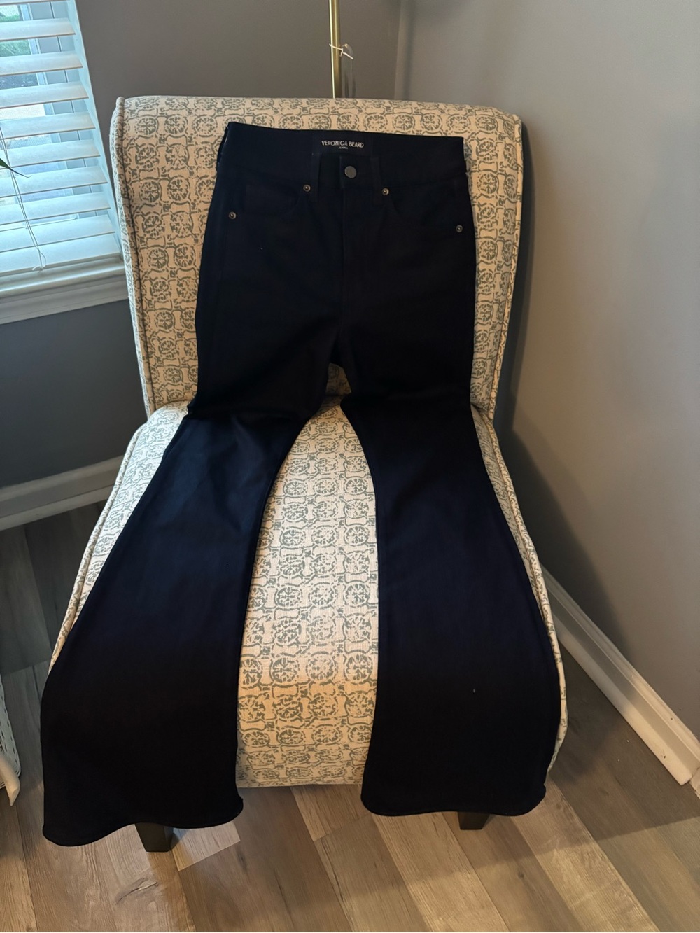 Veronica Beard Black Flare Jeans